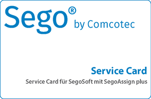 Sego Service Card mit SegoAssign plus